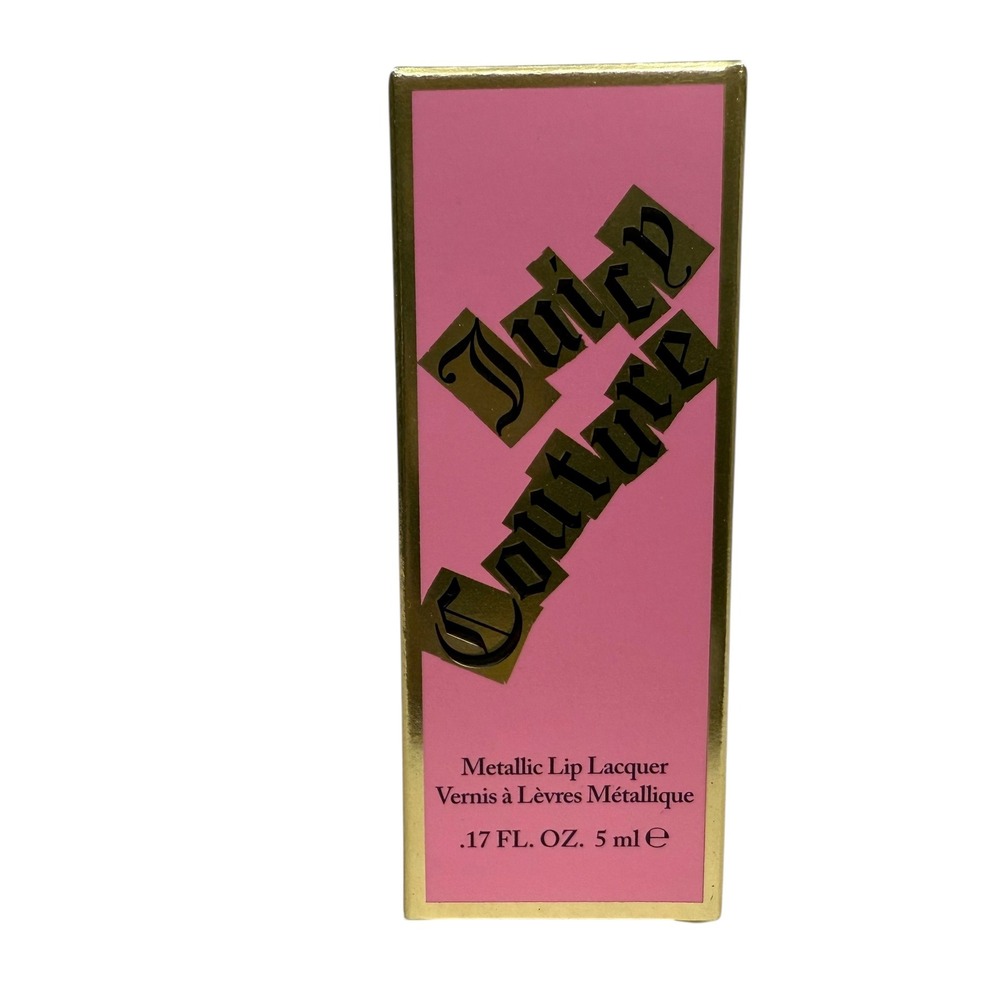 Juicy Couture Womens Metallic Lip Lacquer Femme Metale 01 .17 fl oz New